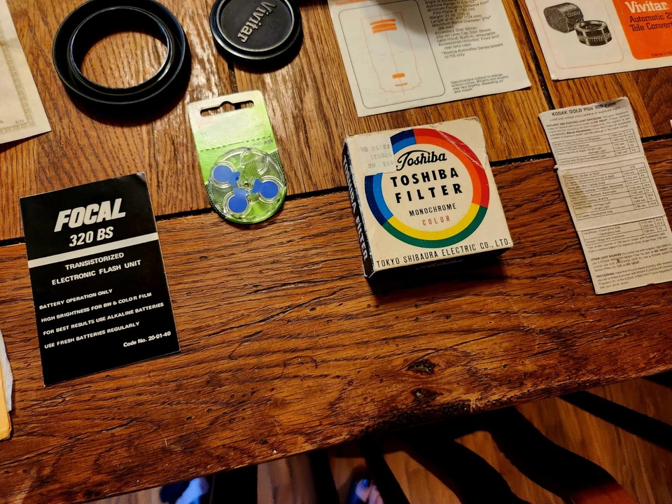 Vivitar 220/SL 35mm SLR Film Camera, Vintage Vivitar 50mm f1.8 Prime Lens -Black - Image 4 of 4