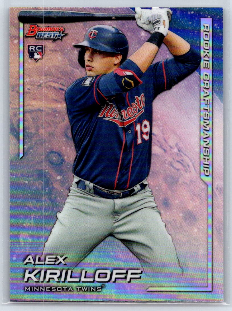 2021 Bowman's Best Alex Kirilloff #RC-16 Rookie Craftsmanship Minnesota Twins
