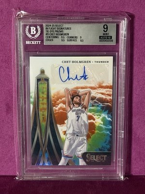 Select Chet Holmgren In Flight Signatures Tie-Dye Auto /25 #IFS-HOL OKC Thunder