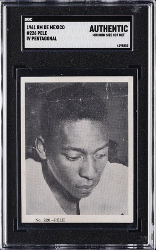 1961 RM DE MEXICO IV PENTAGONAL #226 PELE SGC A