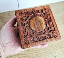 Beautiful Sparkle Wooden Memorial Box Pet Ashes Urn – Trinkets - Baby Keepsakes