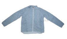 Z By Zella Aura Cozy Jacket Womens Medium Blue Celestial Sherpa Fleece Zip Up