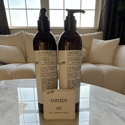 Le Labo Edition Hotels Set of 3 (Shampoo, Conditioner and Soap) Set 12.1 fl oz