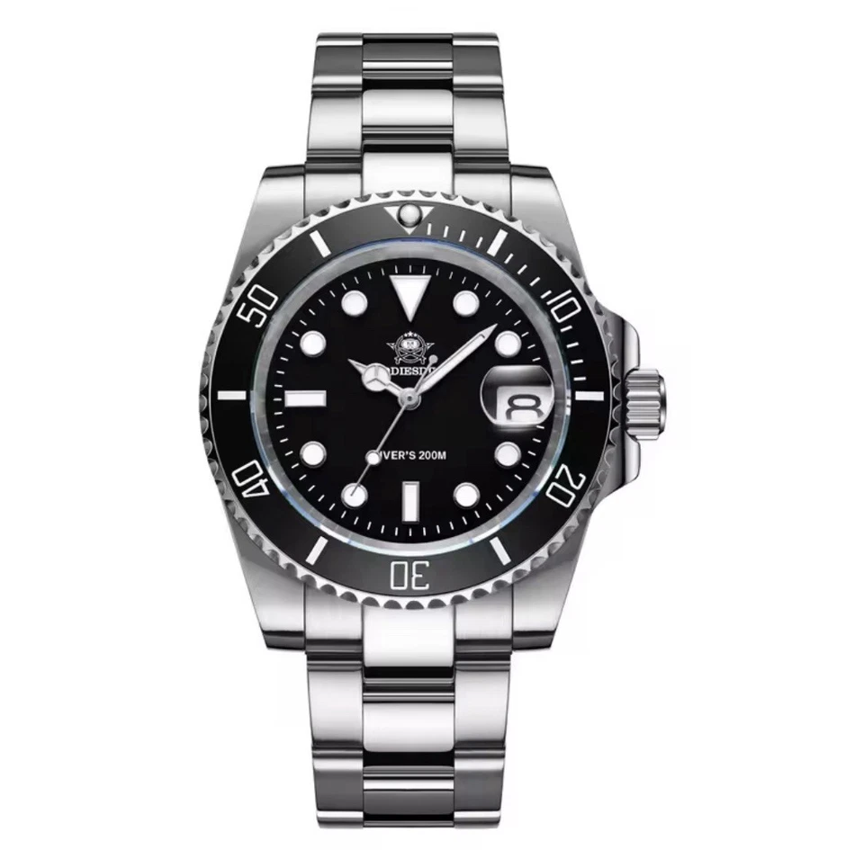 ADDIESDIVE SUBMARlNER 200M , Ghiera Ceramica , Corona A Vite , Fondello A Vite  - Immagine 4 di 4