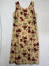 Vtg 90s Maxi Dress 18W Floral Sleeveless Miss Honey Grunge Grandma Cottagecore