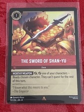 FOIL Lorcana Reign of Jafar - The Sword of Shan Yu - 152/204 - Rare M/NM FOIL
