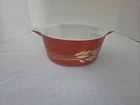 Vintage Pyrex Autumn Harvest Wheat 472-B Casserole Dish 750ml