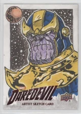 2018 Marvel Daredevil Seasons 1 & 2 1/1 Marlon Fernandes Auto Sketch 5x5