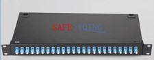 24 core LC with adapter pigtail 24 Ports Patch Panel Fiber Optic Terminal Box