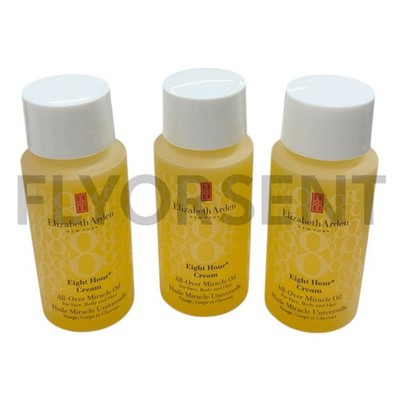 Elizabeth Arden Eight Hour Cream All Over Miracle Oil for Face Body Hair X3 NWOB