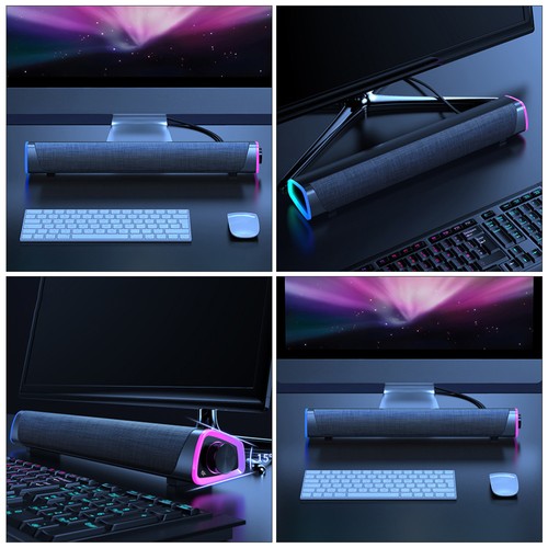 Audio Speaker Wired Sound Bar Practical Speakers Computer Speaker - 第 2/12 張圖片