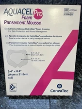Foam Dressing Aquacel® Foam Pro 8-1/2 X 9-1/2 Inch Waterproof  Sacral Sterile