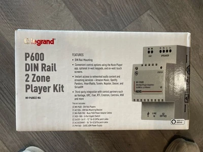 Nuvo P600 DIN Rail 2 Zone Player Kit