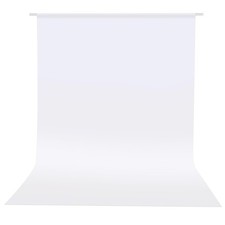 Photo Backdrop Curtains, 5X6.56 Ft White Backdrop for Photoshoot, White Photogr