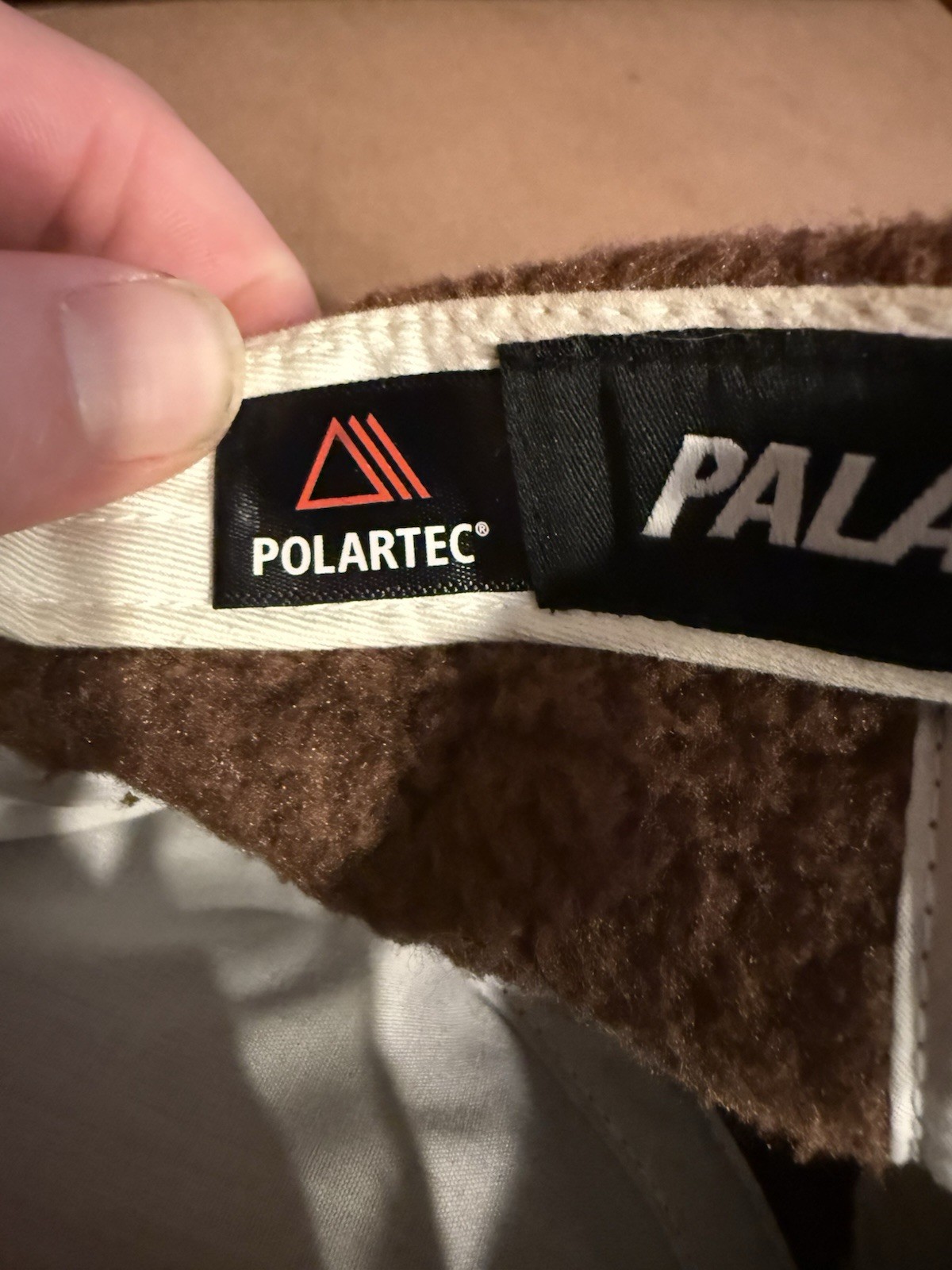 Palace Polartec Brown Adjustable Baseball Cap Men… - image 4