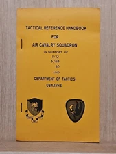 Tactical Reference Book For Air Cavalry Squadron USAAVNS July 1968 Original