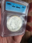 1887 Morgan Silver Dollar ICG MS66 Toned Great Eye Appeal