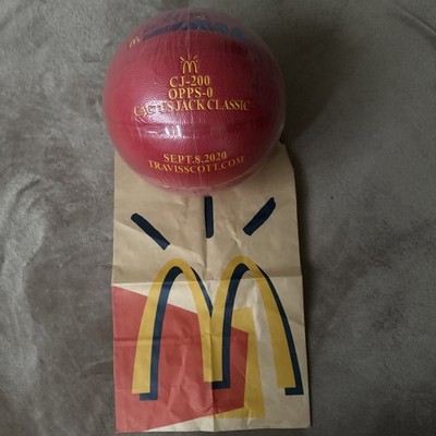 Travis Scott x McDonald's '92 All American Basketball - Brand New! Sealed!