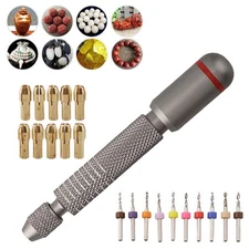 Innovative 21 Piece Hand Drill Kit with Multiple Bits for Crafting Use