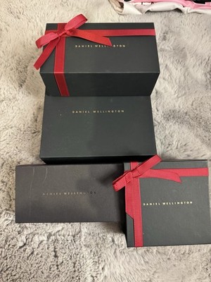 Konvolut Daniel Wellington Verpackung Dosen Schatullen Boxen Aufbewahrung LEER  
