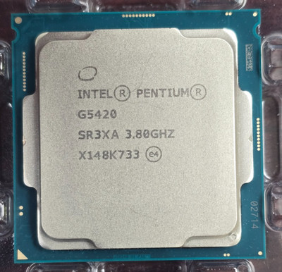 (1) Intel Pentium Gold G5420 3.80GHz 4MB LGA 1151 CPU SR3XA Tested, Tested