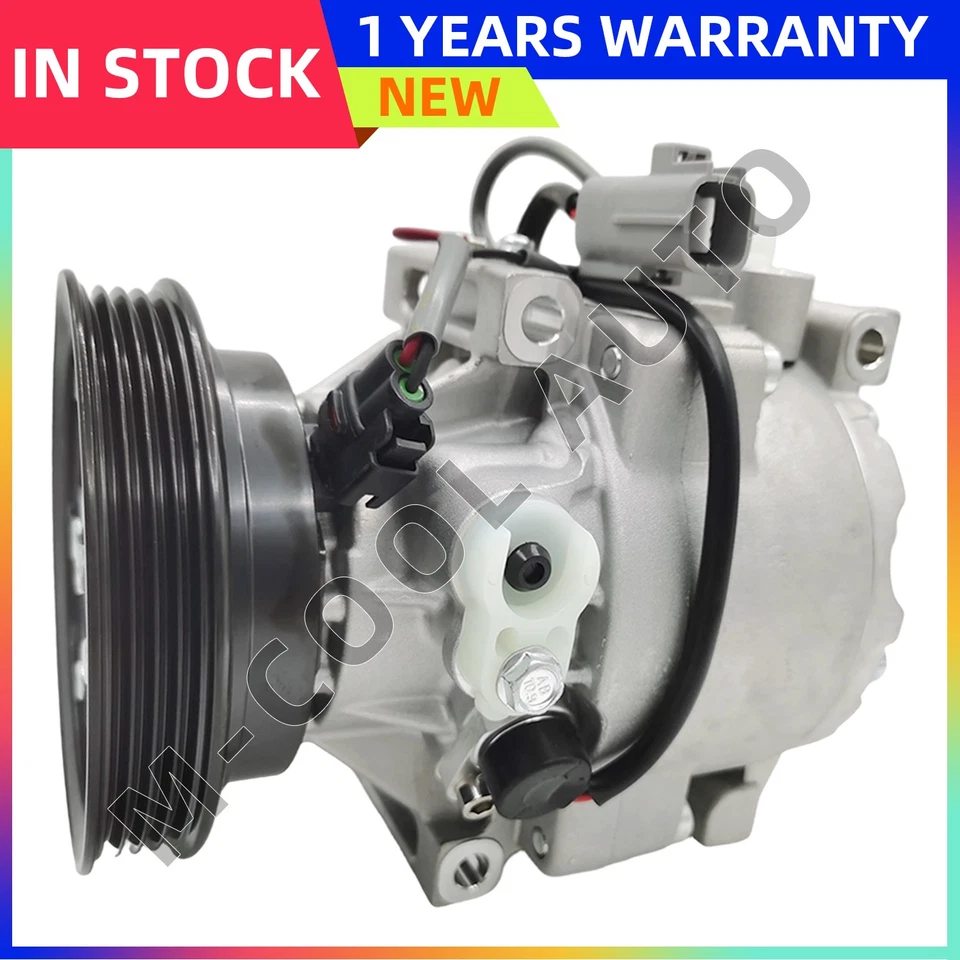 Compresor de CA con embrague SC08C para Toyota Paseo Tercel Starlet EP91 88310-16601 Foto 4 de 4