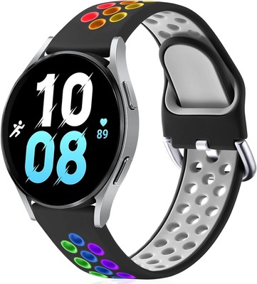 Silicone Sport Strap Compatible For Samsung Galaxy Watch6/5/4/Active 2/6 Classic