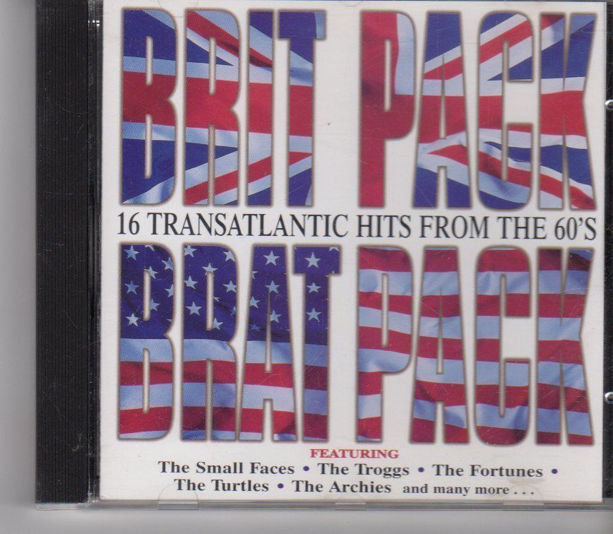 (GA289) Brit Pack Brat Pack, 16 Transatlantic Hits from the 60s - 1996 CD