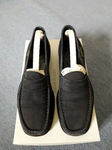 russell and bromley navy loafers