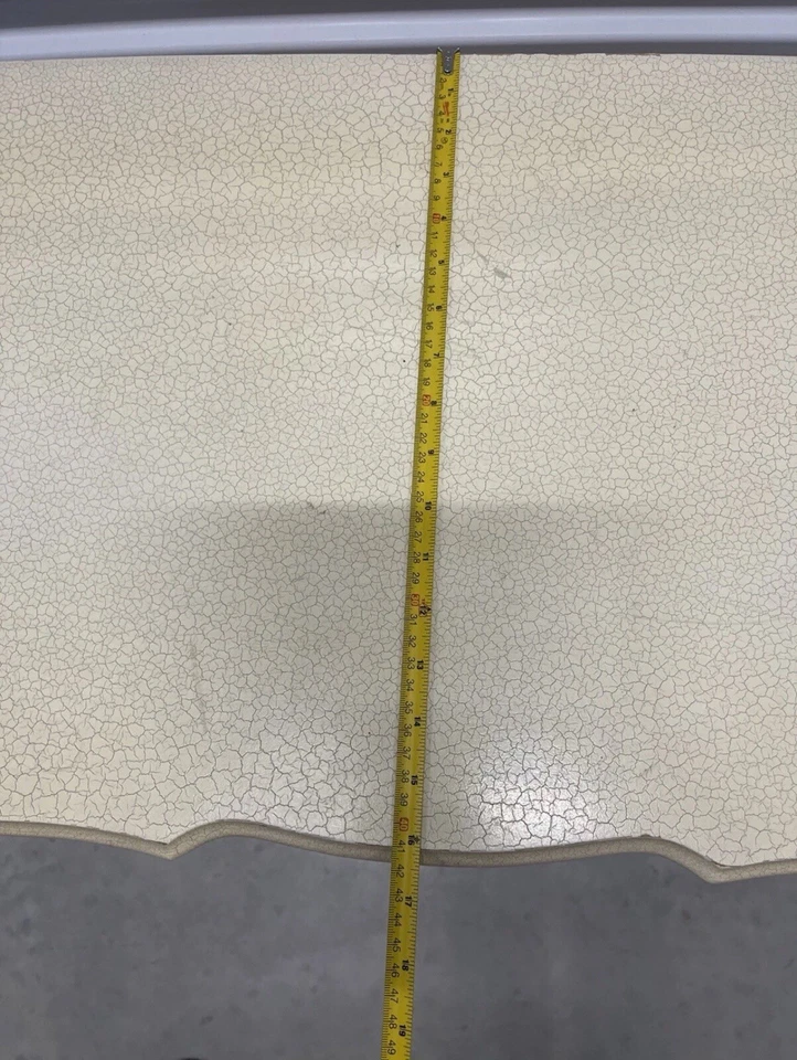 Cajonera Hollywood Regency Provincial Francesa Blanca Craquetada Gabinete Foto 4 de 4