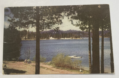 Vintage Postcard c1940 ~  Lake Arrowhead Resort ~ Lake Arrowhead California CA