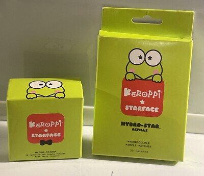 Starface X Sanrio Keroppi Hydro-Stars 32 Pimple Patches With Compact Plus Refill