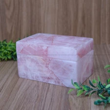 Rose Quartz Jewlry Box | Modern Trinket Box | Gifts For Her