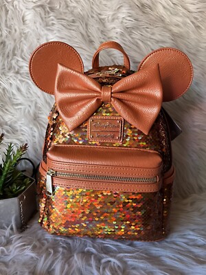 belle sequin mini backpack EXCLUSIVE DROP: Loungefly Disney Princess dusted look that will have hearts soaring on any hike or happy outing Loungefly Minnie Mouse Belle Of
