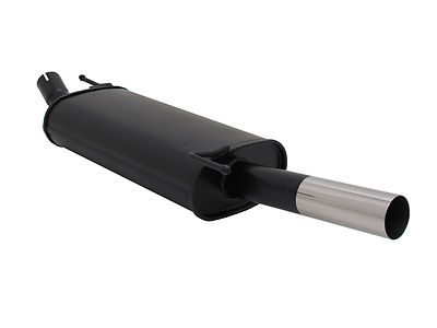 NOVUS Sportauspuff Endschalldämpfer 1x60mm passend für VW GOLF 3/GOLF 3 CABRIO