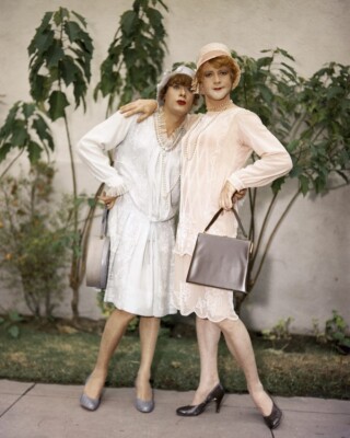 Tony Curtis Jack Lemmon Some Like It Hot full length pose in drag 24x36 Poster