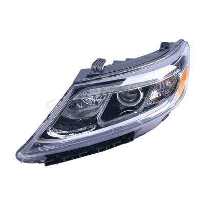 Halogen Headlight Assembly For 2014 15 Kia Sorento Front W/LED Driver Left Side