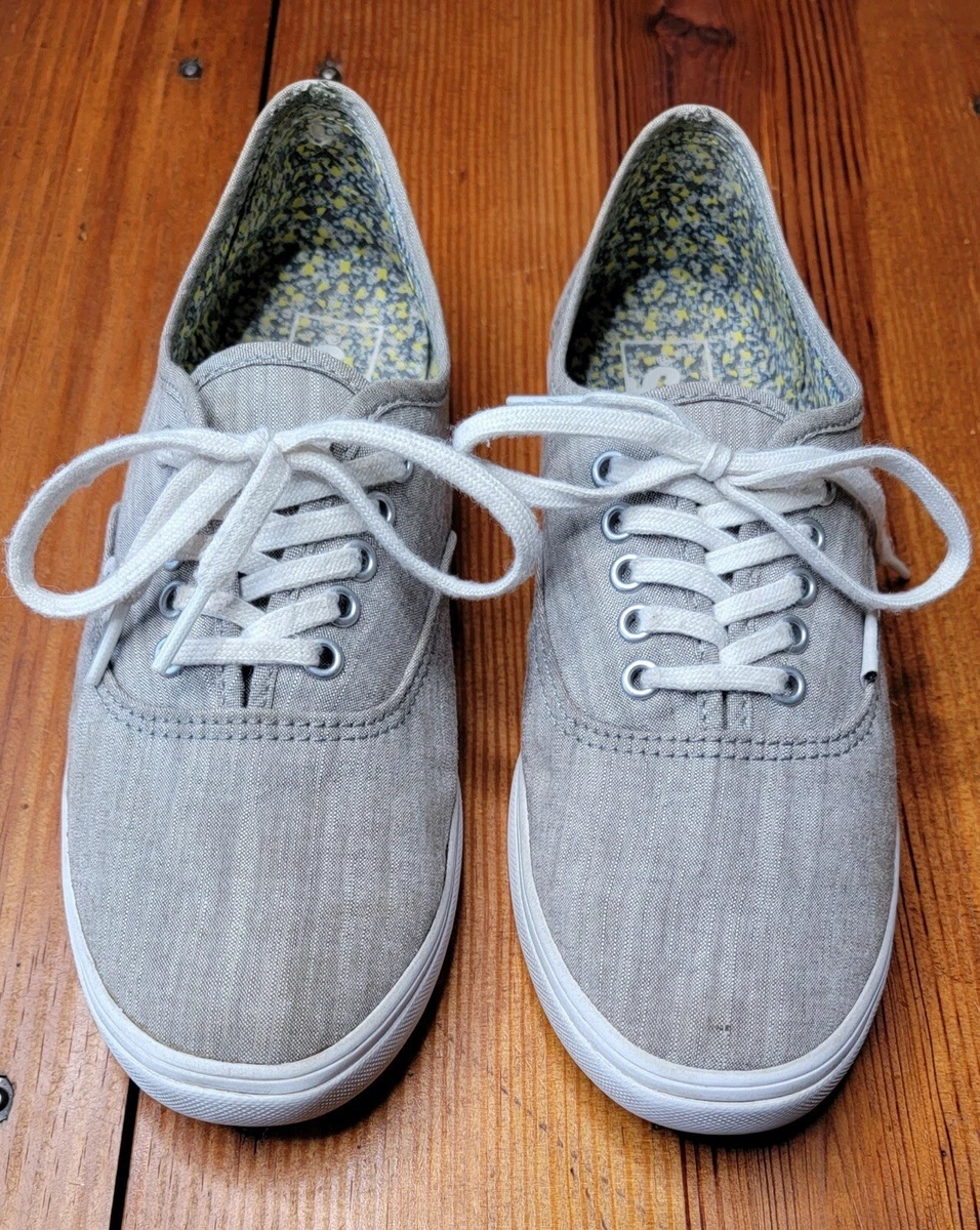 Vans grey lace clearance up