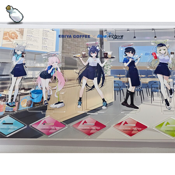 ABYDOS Blue Archive Ediya Collaboration Acrylic Figure SET | eBay