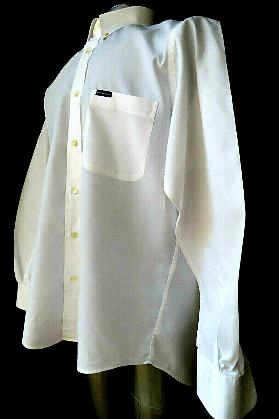 Rectangle Jaune Men's Button-Down White Shirt, Ca… - image 11