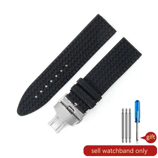 Inexpensive Classic Polyurethane 11 mm Watch Wristband ADH2132_K0036815 main image 1