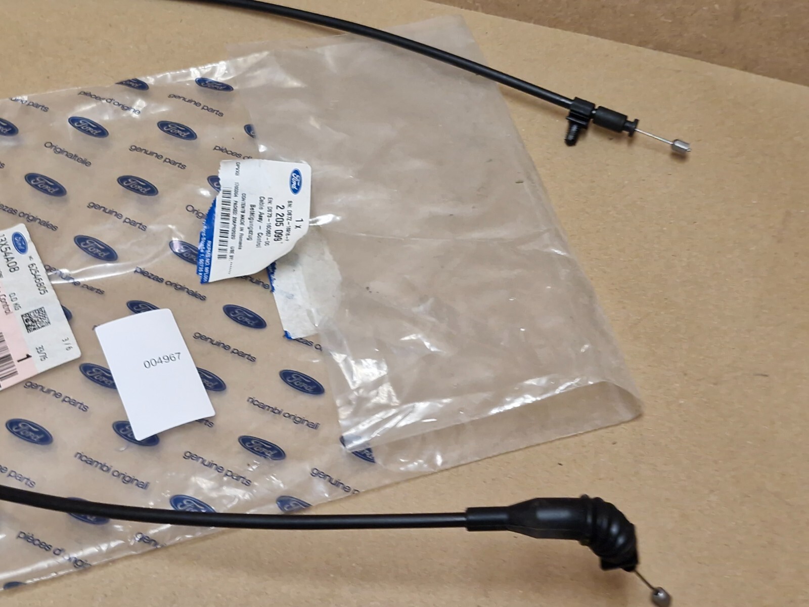 Genuine Ford MONDEO Mk5 Bonnet Release Control Cable 2014- 2205099 