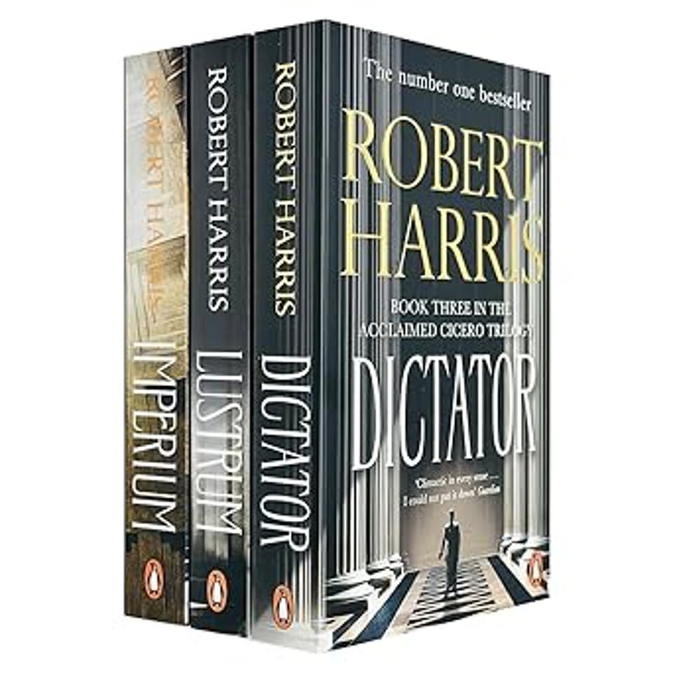 Cicero Trilogy Collection 3 Books Set by Robert Harris Imperium,Lustrum,Dictator