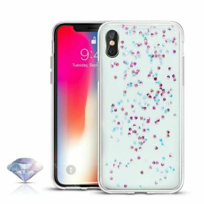 Für XIAOMI REDMI NOTE 10 - Silikonhülle DIAMOND Case Glitzer Handy Tasche Cover