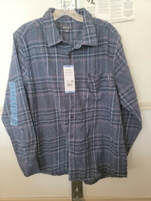 Eddie Bauer Men's Bristol Plaid Button Up Flannel Shirt