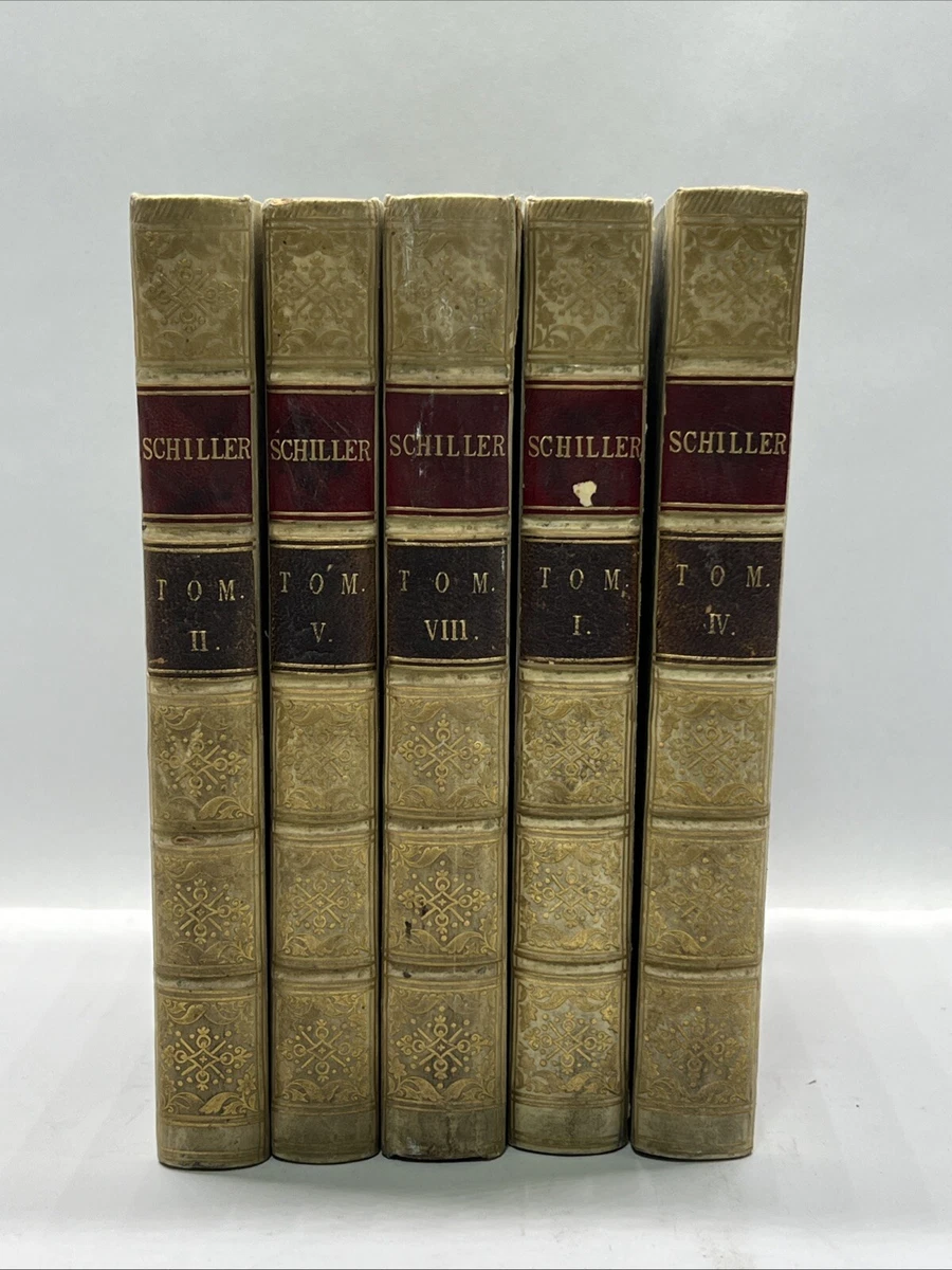 Friedrich Schiller Antiquarian & Collectible Books in German for