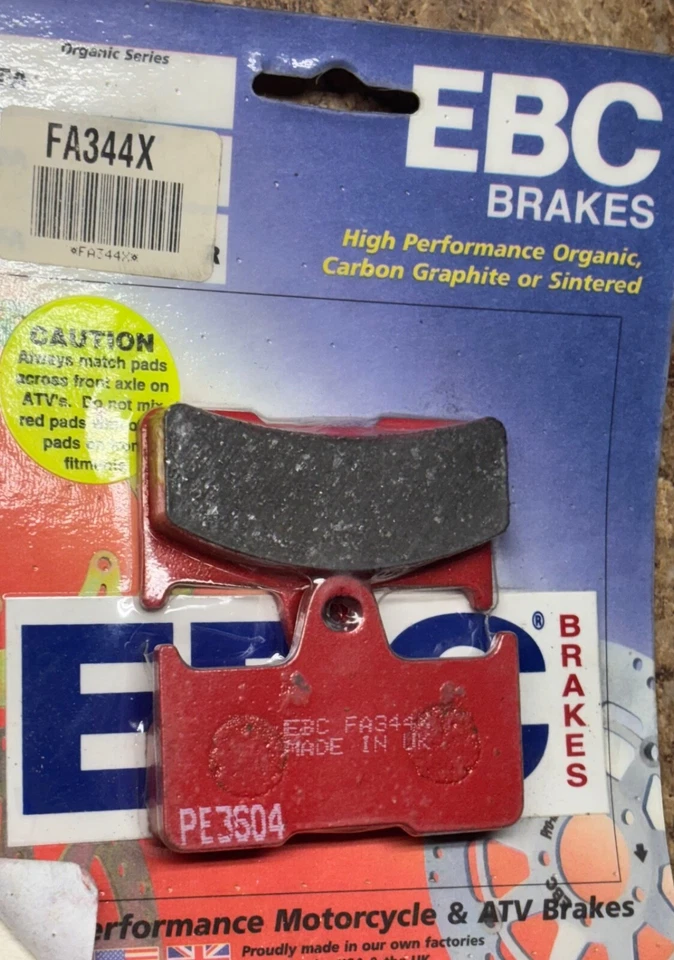 Карбоновые тормозные колодки серии EBC X 2002-2008 Yamaha Grizzly YFM660 YFM 660 Cforce - Изображение 2 из 3