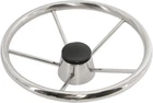 5 Spoke 13-1/2" Boat Steering Wheel 304 Stainless Steel (Knob not Included)
