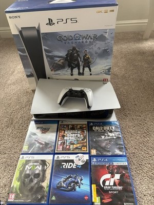 Sony PlayStation 5 Disc Edition Weiß Spielekonsole 825GB Bundle