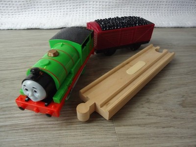 Thomas & Friends TrackMaster TALKING PERCY Motorized Wooden Track Piece W/Sound